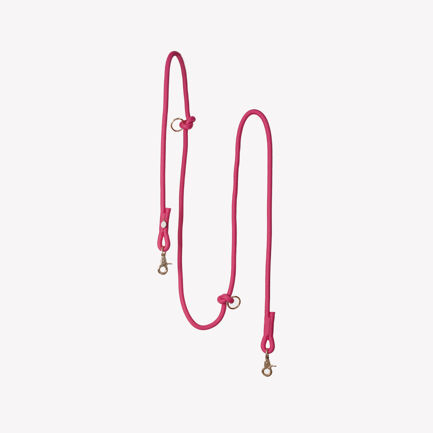 'Magenta' - Hands Free Braided Leash