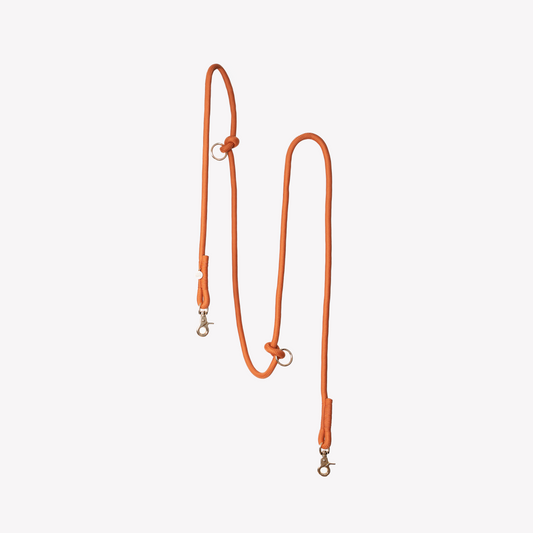 'Terracotta' - Hands Free Braided Leash